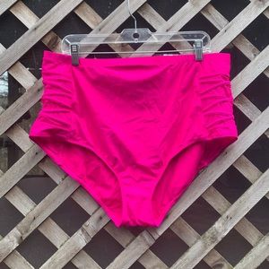 Torrid Pink Swim Bottoms